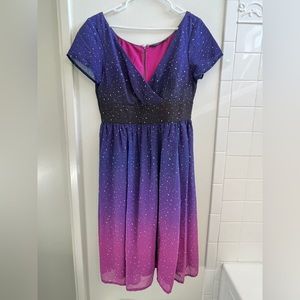NWOT eShakti galaxy ombré dress